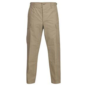 𝅺propper BDU Trouser Pants – Button Fly 100% Cotton F520155250 Khaki
